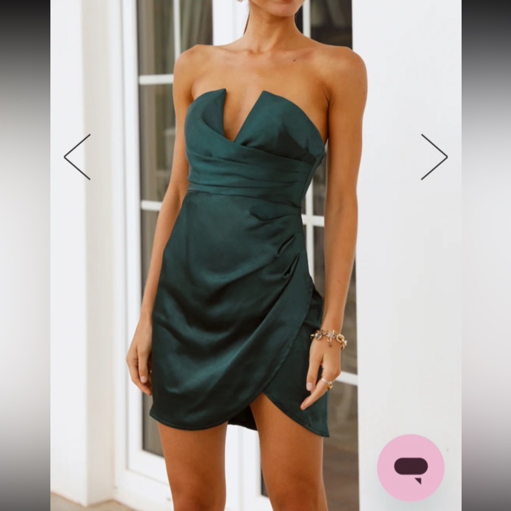 Tuned in dress jade